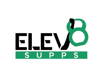 Elev8 Supps logo design by sanu
