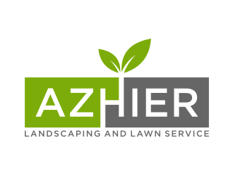 Azhier Landscaping and lawn service logo design by puthreeone