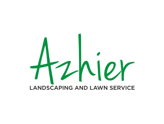 Azhier Landscaping and lawn service logo design by rief