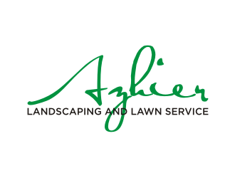 Azhier Landscaping and lawn service logo design by rief