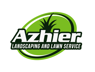 Azhier Landscaping and lawn service logo design by kunejo