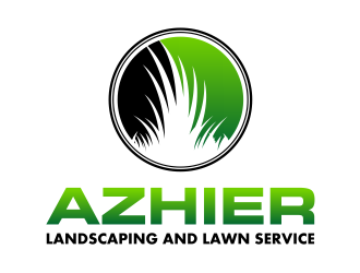 Azhier Landscaping and lawn service logo design by cintoko