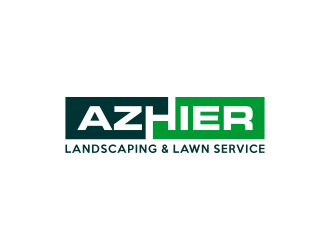 Azhier Landscaping and lawn service logo design by ubai popi
