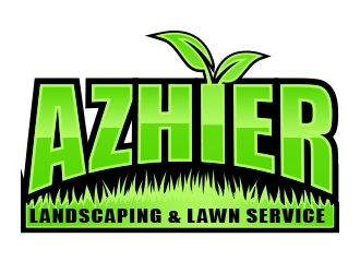Azhier Landscaping and lawn service logo design by avatar