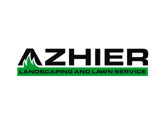 Azhier Landscaping and lawn service logo design by coco