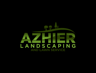 Azhier Landscaping and lawn service logo design by fastsev