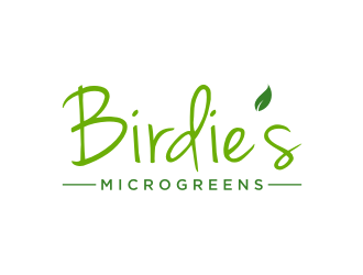 Birdies Microgreens logo design by puthreeone