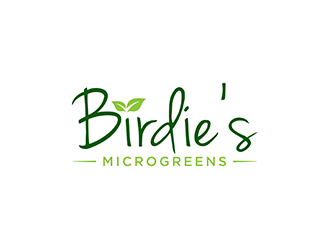 Birdies Microgreens logo design by ndaru