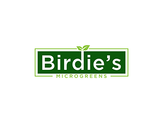 Birdies Microgreens logo design by ndaru