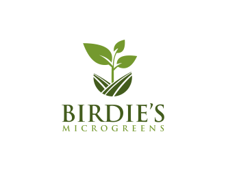 Birdies Microgreens logo design by RIANW