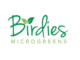 Birdies Microgreens logo design by gilkkj