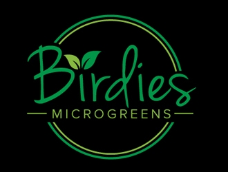 Birdies Microgreens logo design by gilkkj