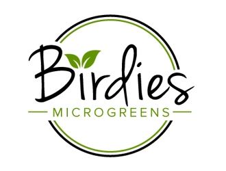 Birdies Microgreens logo design by gilkkj