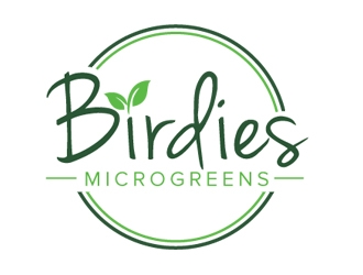 Birdies Microgreens logo design by gilkkj