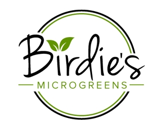 Birdies Microgreens logo design by gilkkj