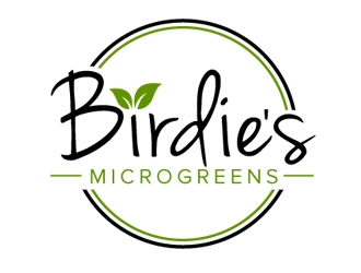 Birdies Microgreens logo design by gilkkj