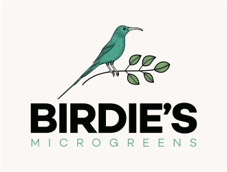 Birdies Microgreens logo design by Alfatih05