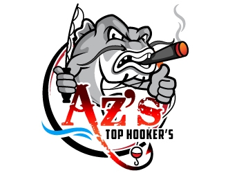 Az’s Top Hooker’s logo design by Suvendu