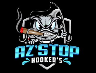 Az’s Top Hooker’s logo design by Suvendu