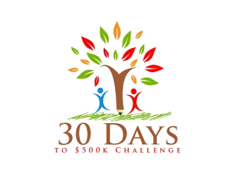 30 Days to $500k Challenge logo design by AamirKhan