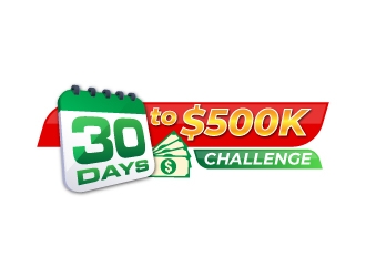 30 Days to $500k Challenge logo design by jpdesigner