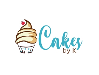 Cakes by K logo design by AamirKhan