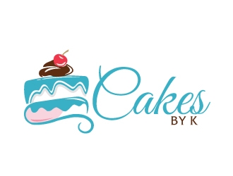 Cakes by K logo design by AamirKhan