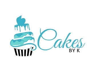 Cakes by K logo design by AamirKhan