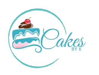 Cakes by K logo design by AamirKhan