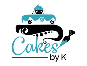 Cakes by K logo design by jaize