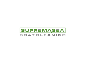 supremasea boat cleaning Logo Design - 48hourslogo