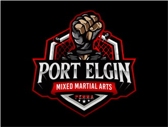 Port Elgin Mixed Martial Arts logo design by mr_n