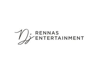 DJ RENNAS ENTERTAINMENT logo design by bricton