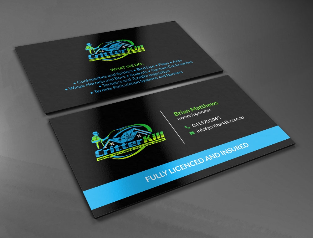 Critter Kill logo design by fritsB