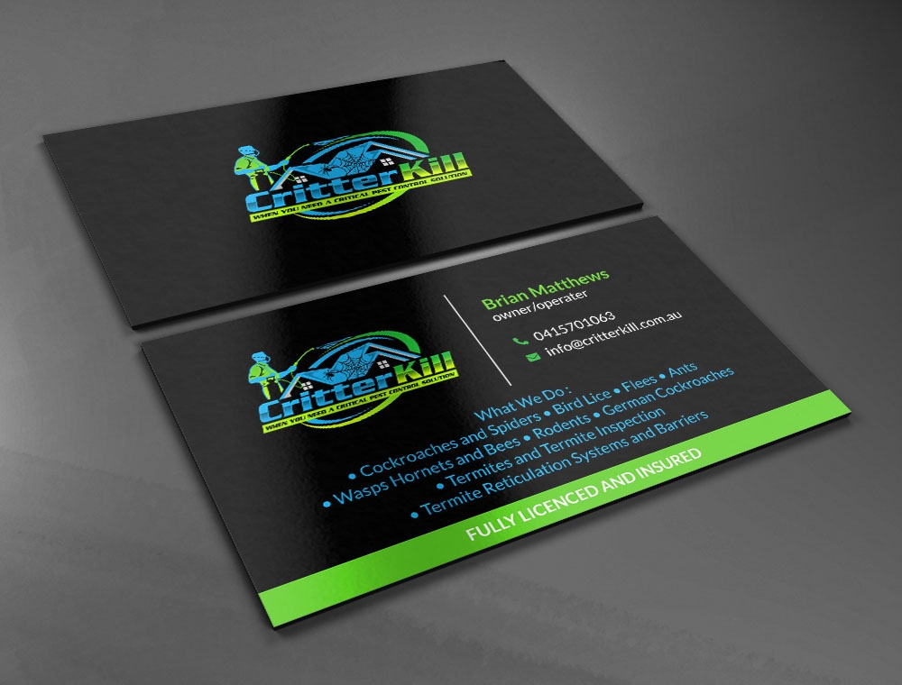 Critter Kill logo design by fritsB