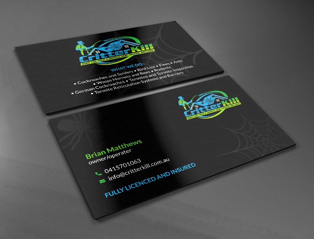 Critter Kill logo design by fritsB