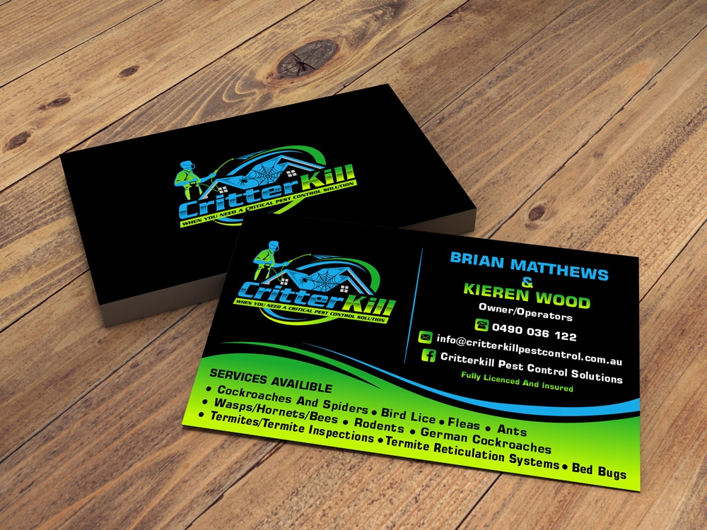 Critter Kill logo design by ManishKoli