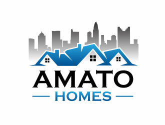 Amato Homes logo design by serprimero