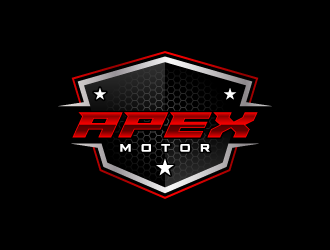 Apex Motor Company logo design by pencilhand