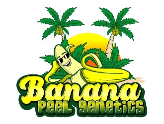 Banana Peel Genetics logo design by madjuberkarya