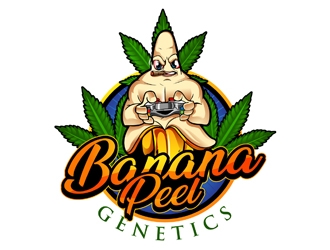 Banana Peel Genetics logo design by DreamLogoDesign