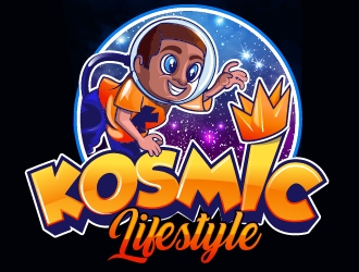 Kosmic Lifestyle logo design by Suvendu