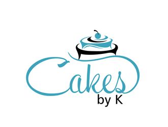 Cakes by K logo design by ingepro
