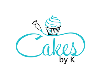 Cakes by K logo design by ingepro