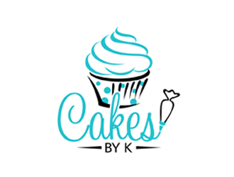 Cakes by K logo design by ingepro
