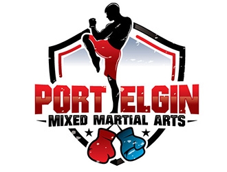 Port Elgin Mixed Martial Arts logo design by gogo
