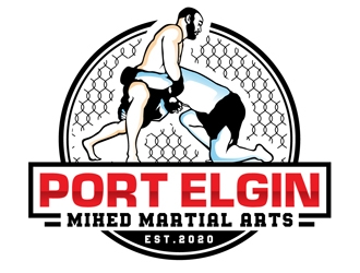 Port Elgin Mixed Martial Arts logo design by DreamLogoDesign