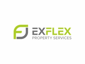 Exflex Property Services logo design by langitBiru
