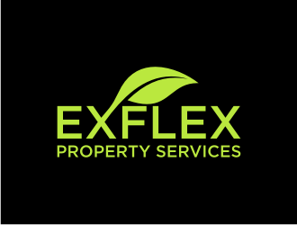 Exflex Property Services logo design by Garmos