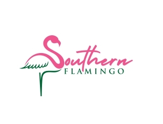 Southern Flamingo  logo design by amar_mboiss